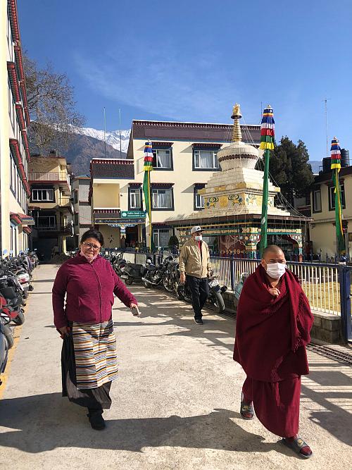 Parlement du gouvernement tibétain en exil, Dharasala (Himachal Pradesh), 2022. Crédit : Françoise Robin