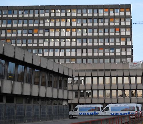 L'hôpital André Vésale à Charleroi a accueilli des infirmières philippines durant cette période, 8 novembre 2014. Crédit~: Jean-François Flot 